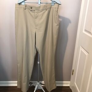 Alan Flusser Mens Khaki Golf Pants Size 40x32